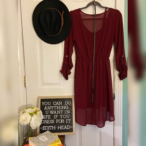 Boho high low Mini dress - Picture 2 of 2